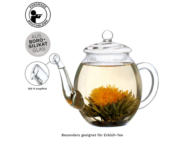 Creano glass teapot with lid for 500 ml tea