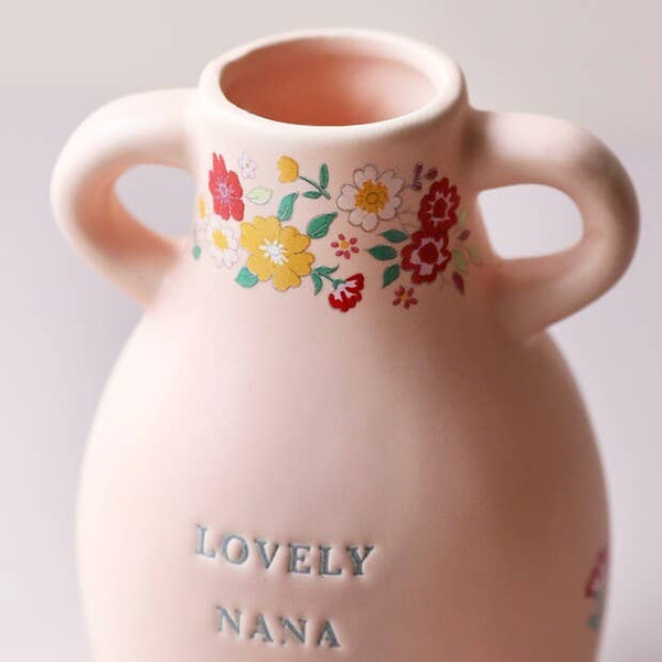 Ceramic Lovely Nana Floral Vase, H15.5cm