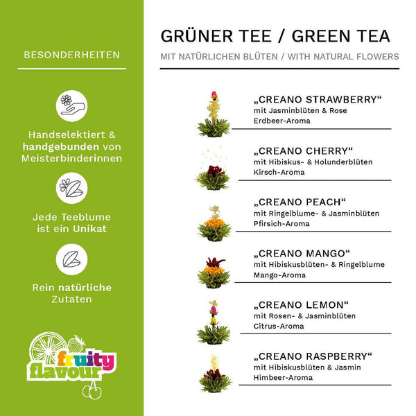 Creano Tea Flower Mix Blossom Tea Fruity Flavor