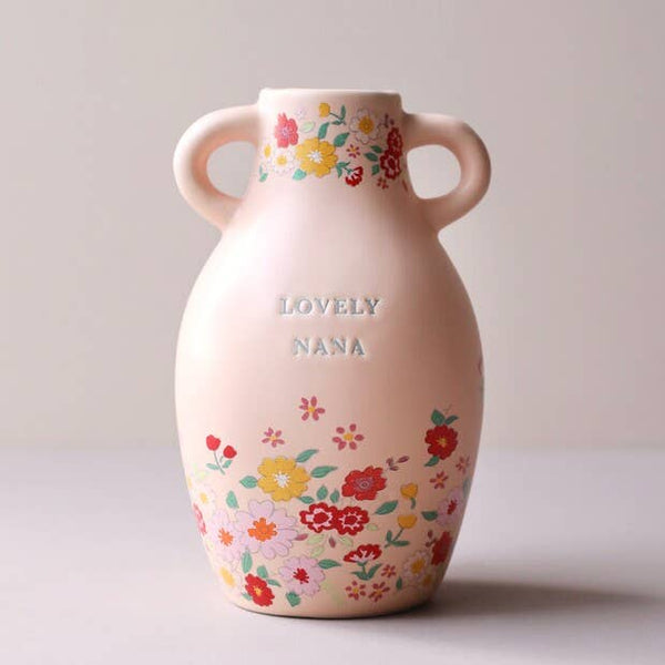 Ceramic Lovely Nana Floral Vase, H15.5cm