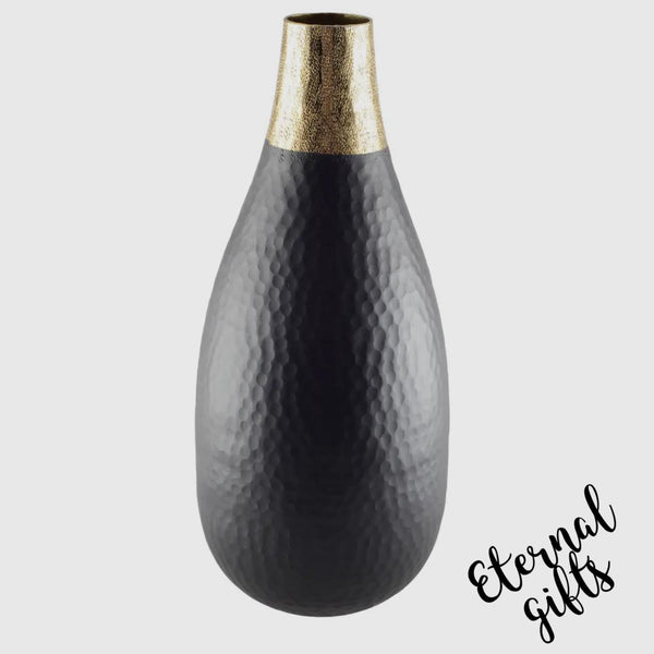 Serena Black and Gold Vase