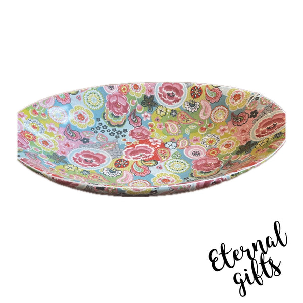 Boat Bowl Burst Of Colour by Shannonbridge Pottery