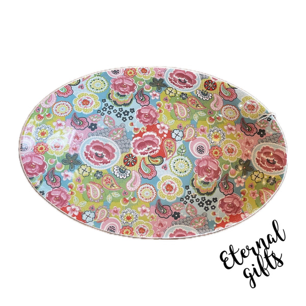 Boat Bowl Burst Of Colour by Shannonbridge Pottery