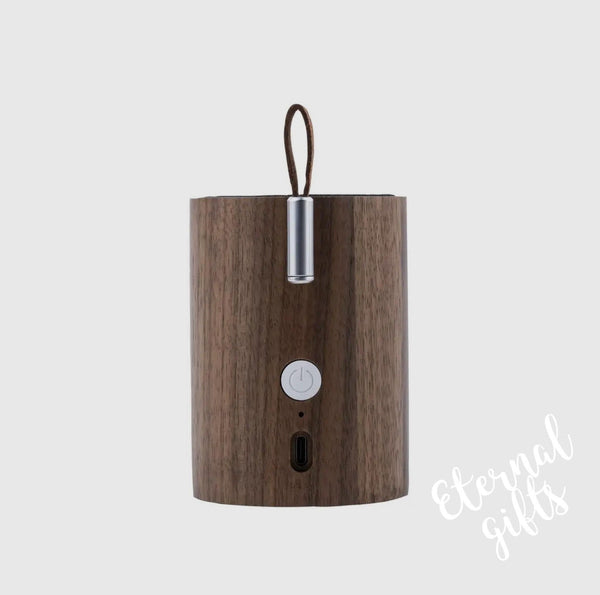 Drum Light Bluetooth Speaker in Walnut by Gingko Design