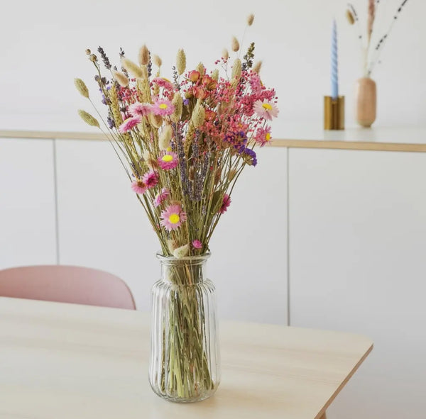 Dried Flowers - Field bouquet Pink