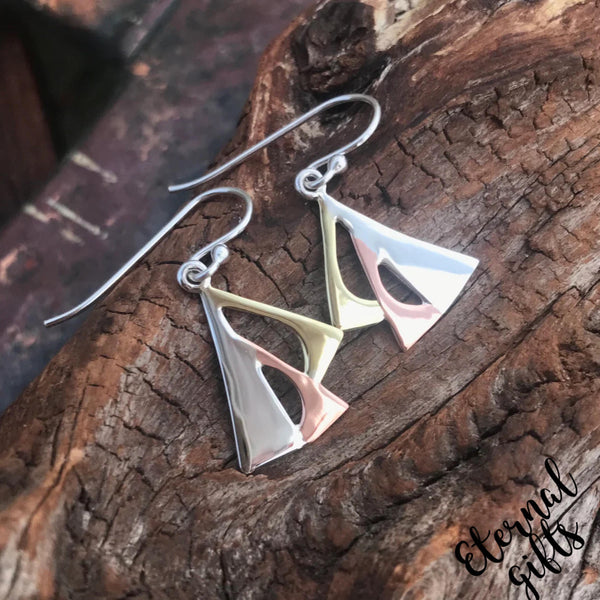 Galway Hooker Earrings By Banshee Silver