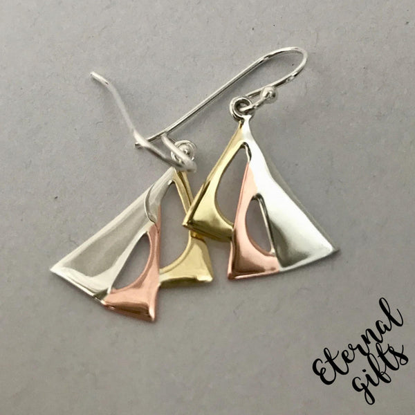 Galway Hooker Earrings By Banshee Silver