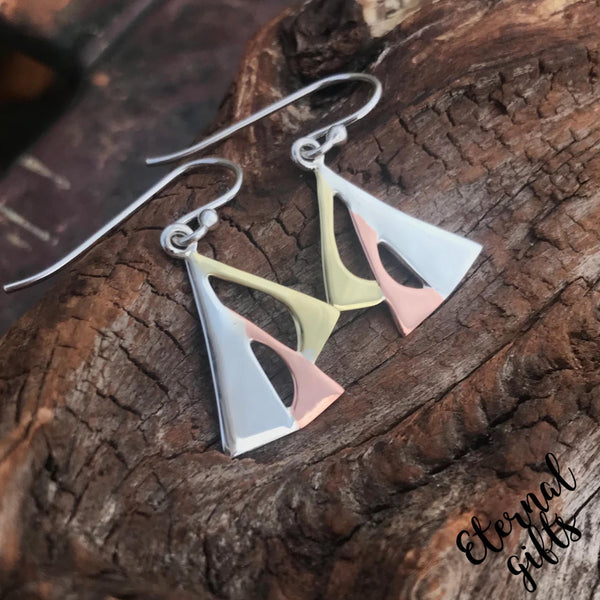 Galway Hooker Earrings By Banshee Silver