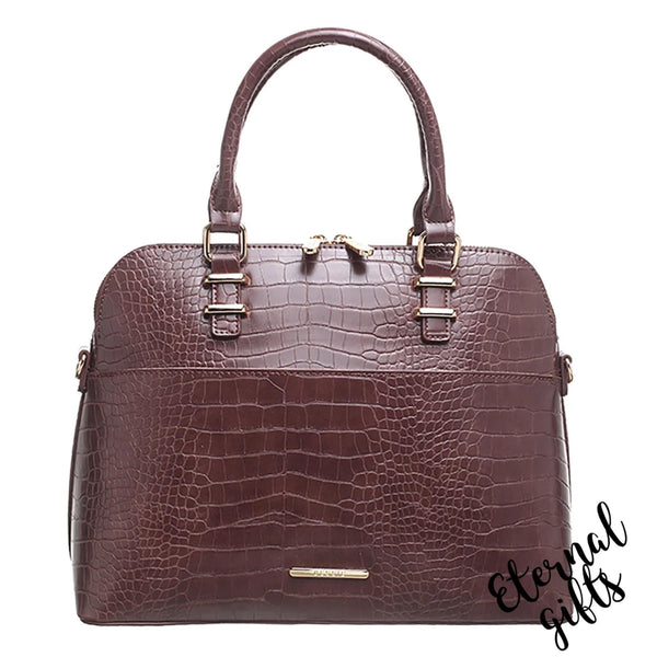 The Helena Handbag in Chocolate by Bessie