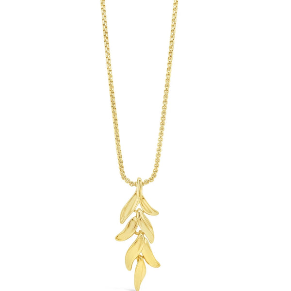Statement Leaf Necklace by Absolute Jewellery