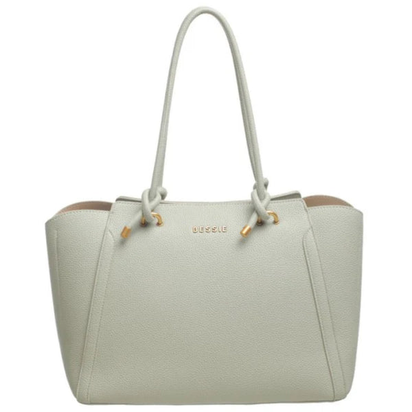 The Zoey Tote Handbag in Mint by Bessie