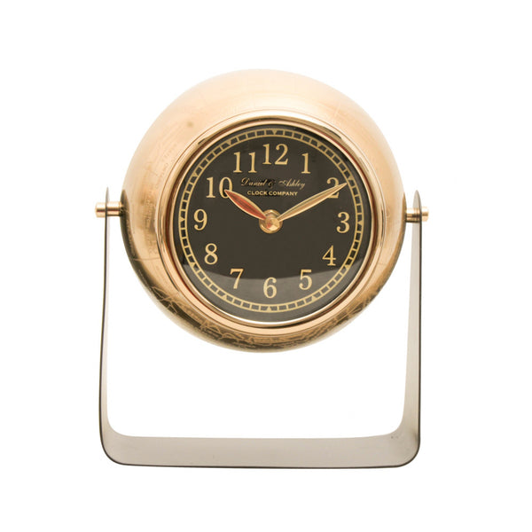 Daniel And Ashley Mantel Clock Ant Brass (21cm)