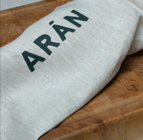 Irish Linen Bread Bag ‘Arán’ by We Make Good