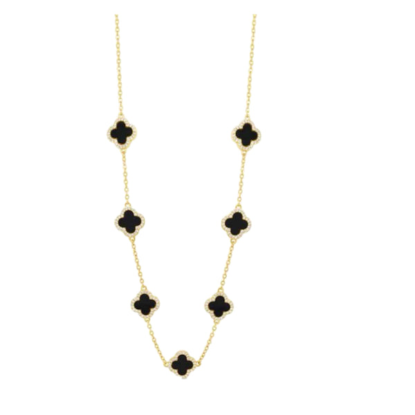 Gold and Jet Black Bracelet by Absolute Jewellery
