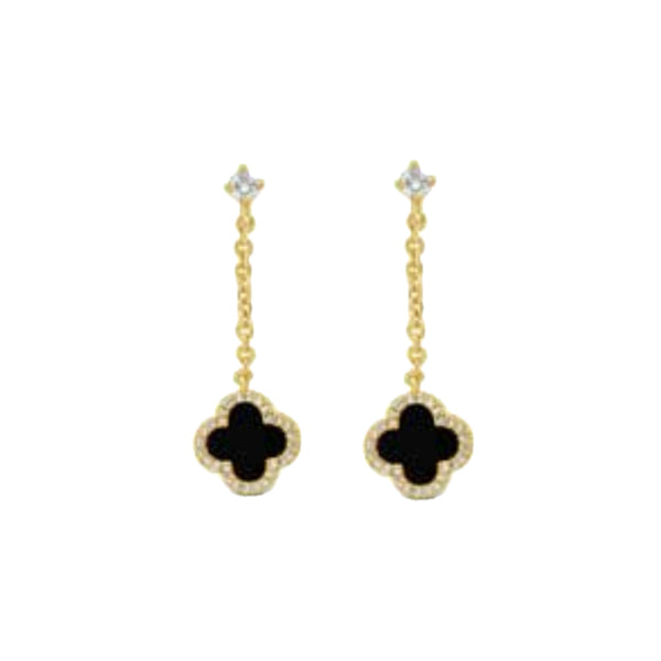 Gold and Jet Black Bracelet by Absolute Jewellery