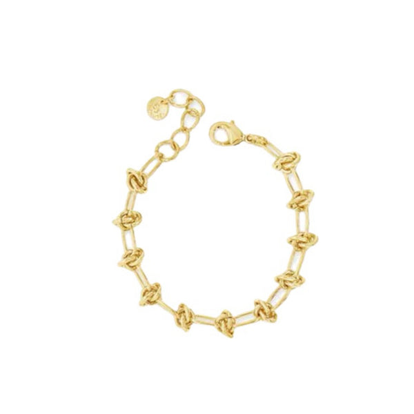 Knot Bracelet in Gold by Absolute Jewellery