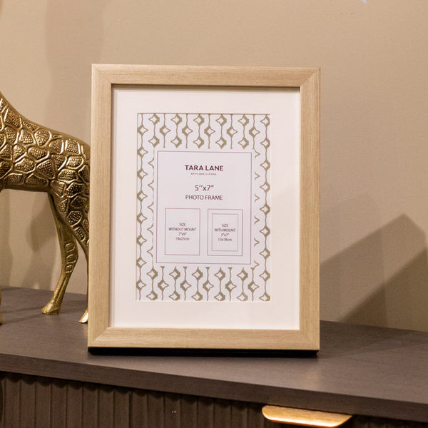 Gallery photo frame 8x 10 champagne
