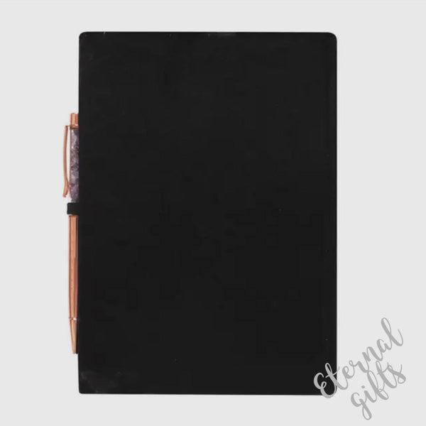 Manifestation Journal Notebook with Amethyst Pen By Something Different