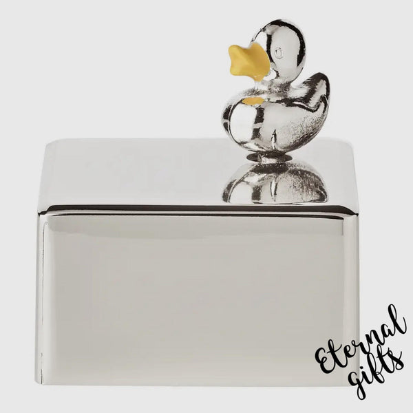 Duck Music Box (Silver Plated) by Edzard