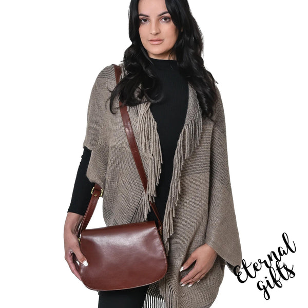 Saddle Bag Brown - Luxury Irish Soft Leather - Tinnakeenly Leather