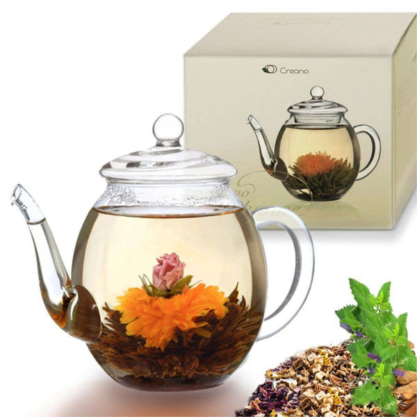 Creano glass teapot with lid for 500 ml tea