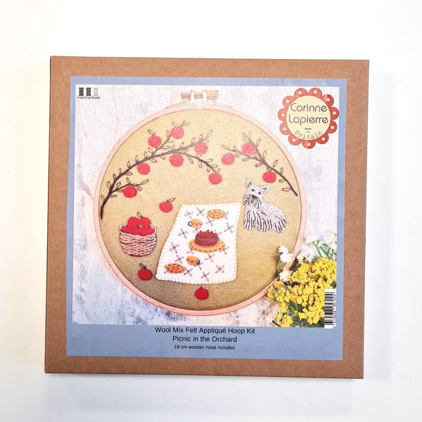 Picnic in the Orchard Appliqué Hoop Craft Kit