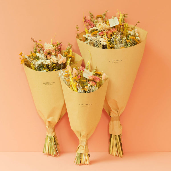 Dried Flowers - Field Bouquet Pink Lemonade