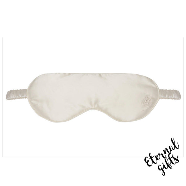 Luxury Silk Sleep Set, Ivory, White Jasmine & Sandalwood 'Intimate Moments' By Jane Darcy