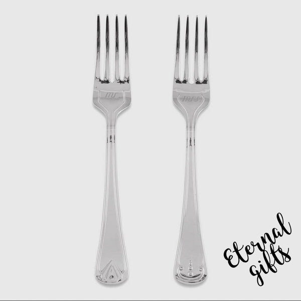 Mr. & Mrs Cake Forks