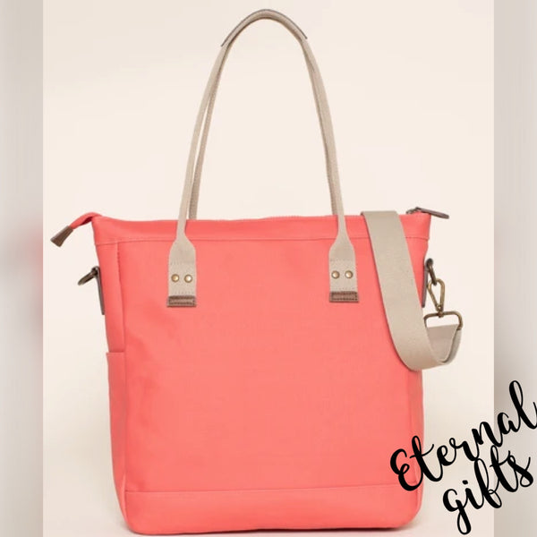Coral Shopper Bag- Brakeburn