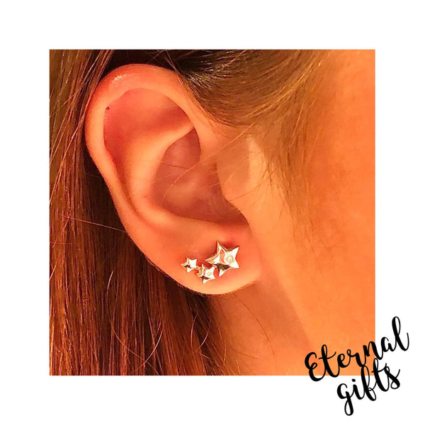 Sterling Silver Climbing/Crawler Earrings SE189SL Absolute Jewellery