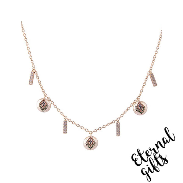 Dalia Multi Drop Necklace _Knight and Day