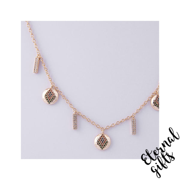 Dalia Multi Drop Necklace _Knight and Day