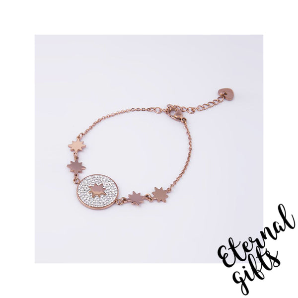 Esme Rose Gold Bracelet- Knight and day Jewellery