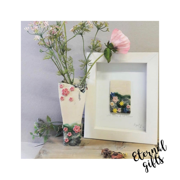 Pink Vase Burren Collection ( Large) Creative Clay
