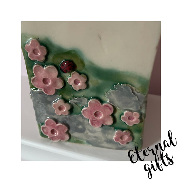 Pink Vase Burren Collection ( Large) Creative Clay