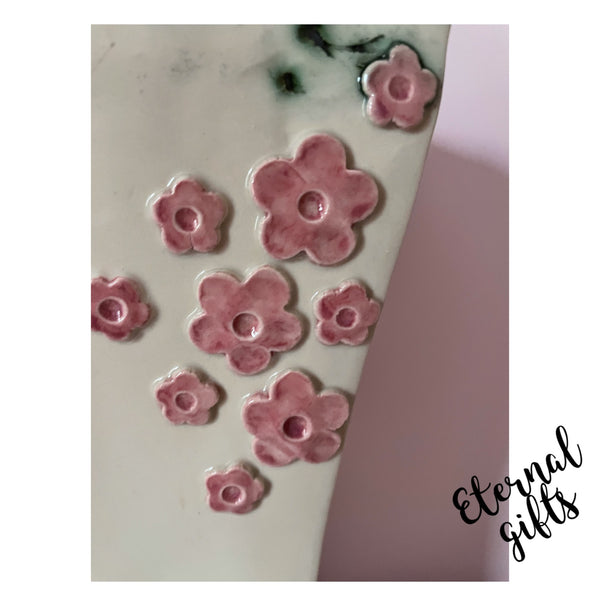 Pink Vase Burren Collection ( Large) Creative Clay