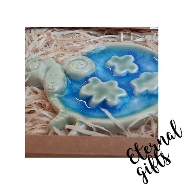 Sheep Ceramic Wall Piece (Boxed) -The Mood Design Studios