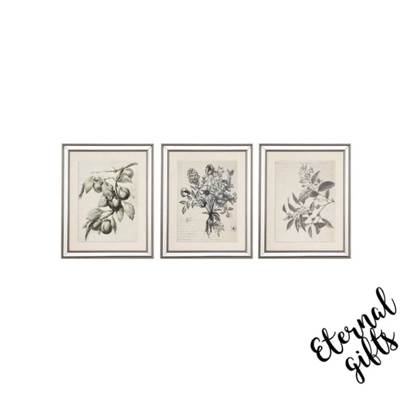 Spring Flowers Set of 3 -Mindy Brownes Interiors HUA098