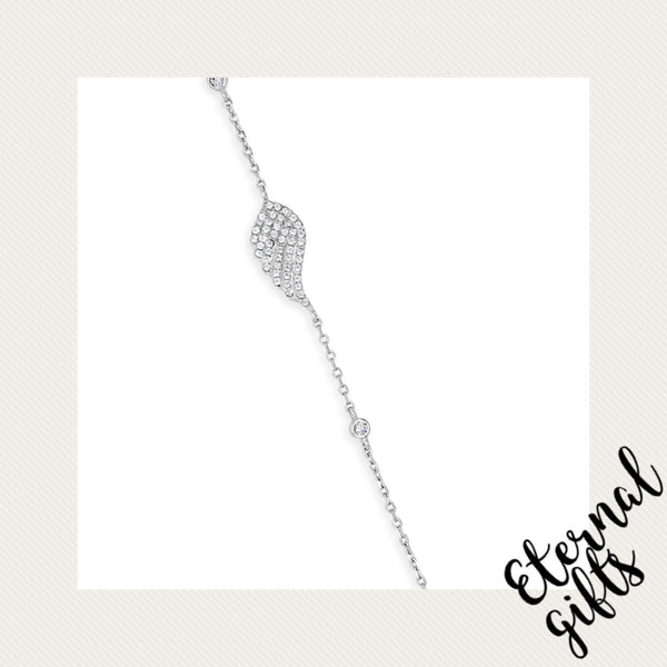 Sterling Silver Angel Wings Earrings (SE119SL)-Absolute Jewellery
