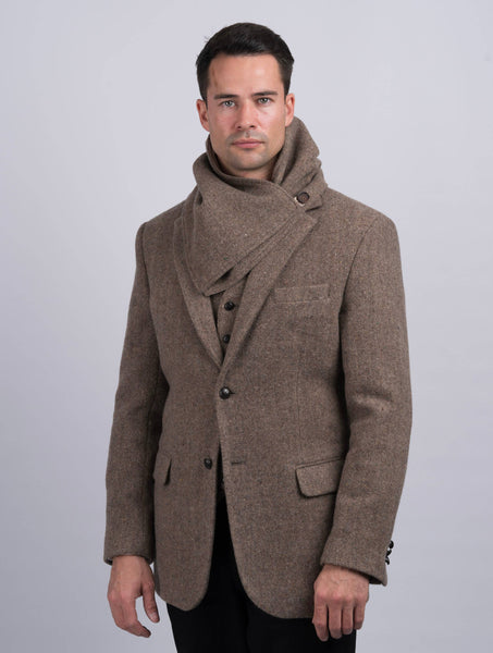 Men's Fawn Tweed Snood by Celtic Tweed