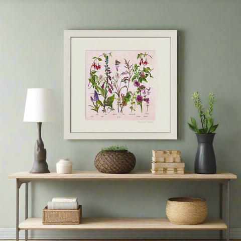 Wildflowers 'The Pinks' Print Frames by Annabel Langrish
