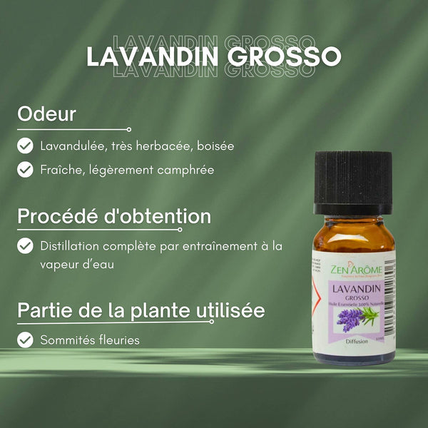Lavandin Grosso Essential Oil - 100% Natural - 10ml