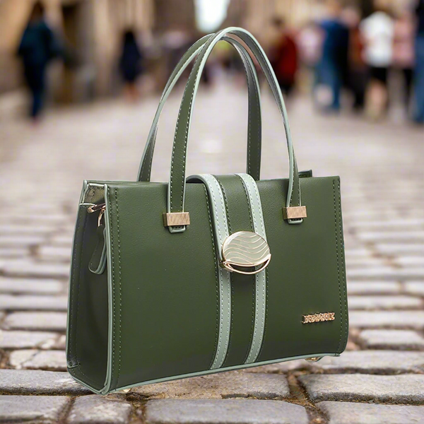 The Lorna MINI handbag in Green by Bessie