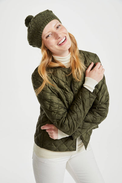 Farragh Aran Adult Beret - Green
