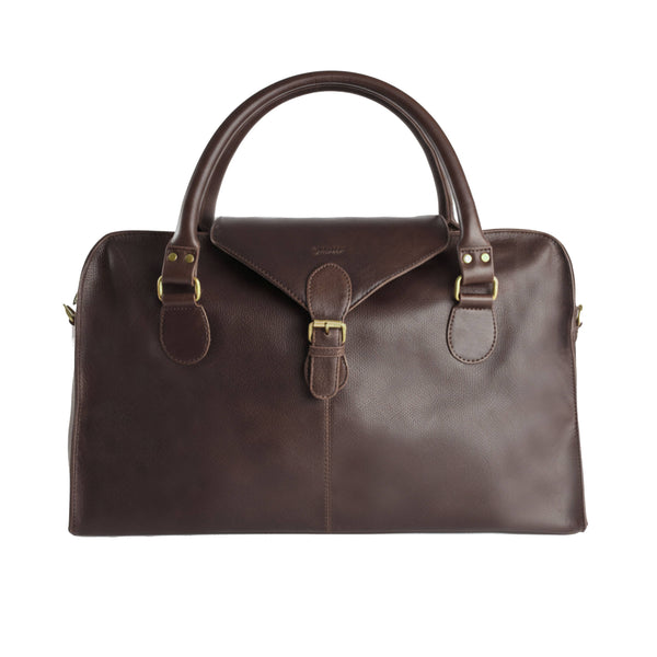 Zerimar Leather Travel Bag –  50x33x24 cm – Premium
