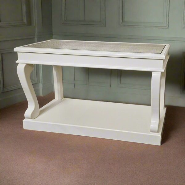 Scroll Ivory Console Table 140cm