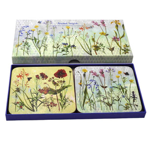 Wildflower 'Coaster' Set of 6 by Annabel Langrish