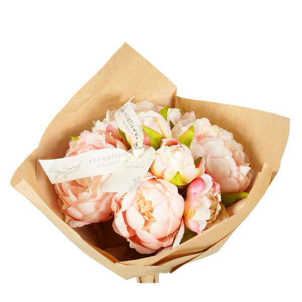Classic Silk Artificial Peony Bouquet