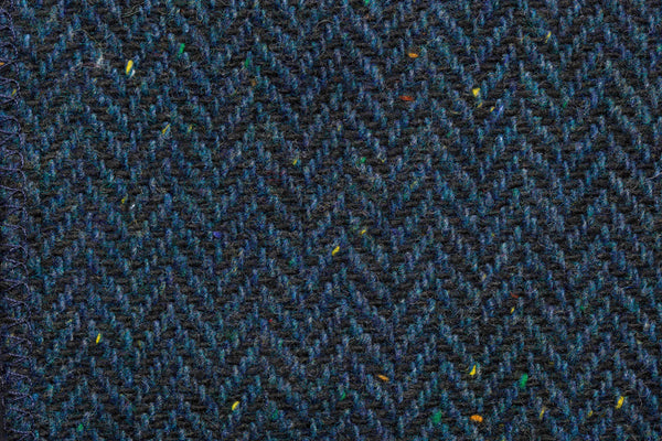 Blue Herringbone Tweed Snood by Celtic Tweed